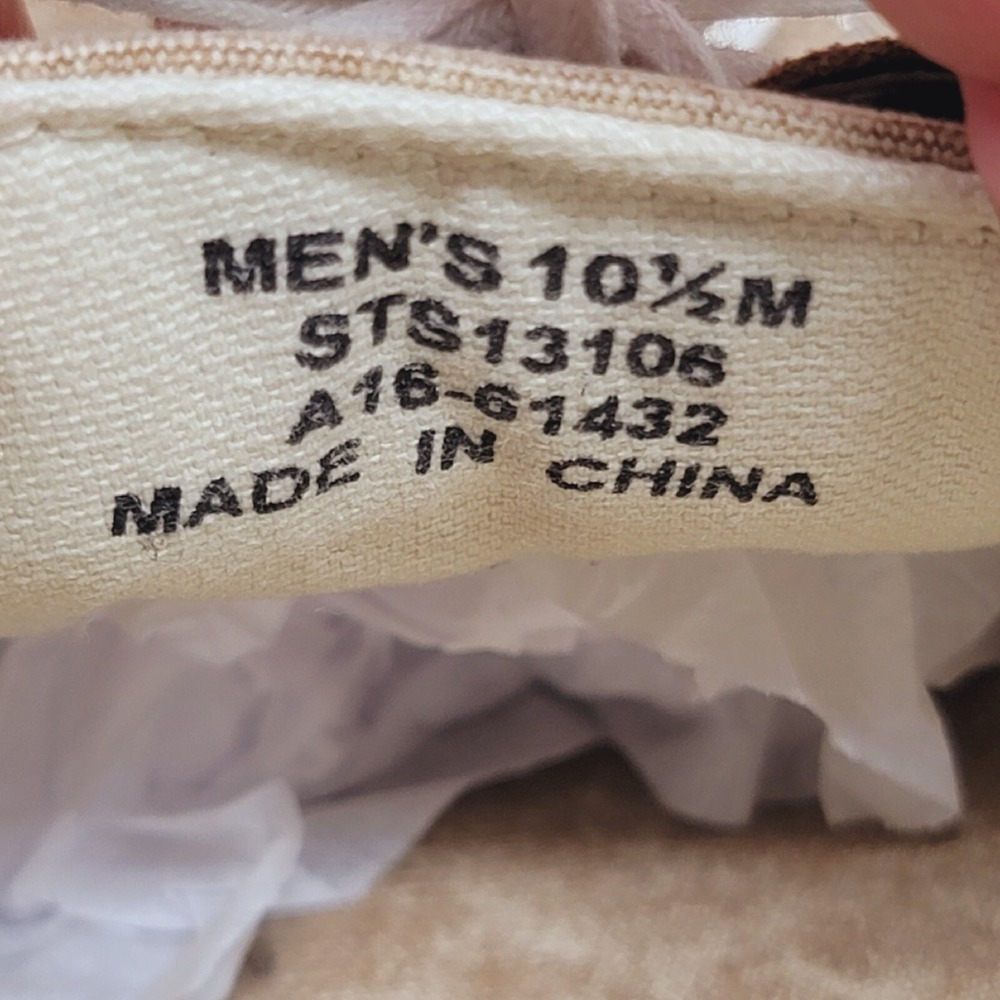 Sperry Topsider Boat Shoes Mens 10.5 M Bahama II White Cap Sneakers STS13106 - Picture 9 of 14